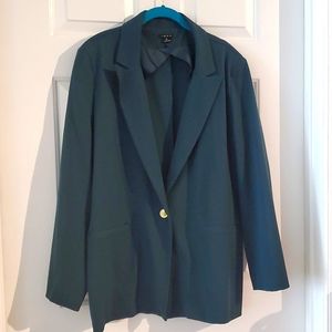 IMAN Boyfriend Blazer Hunter Green